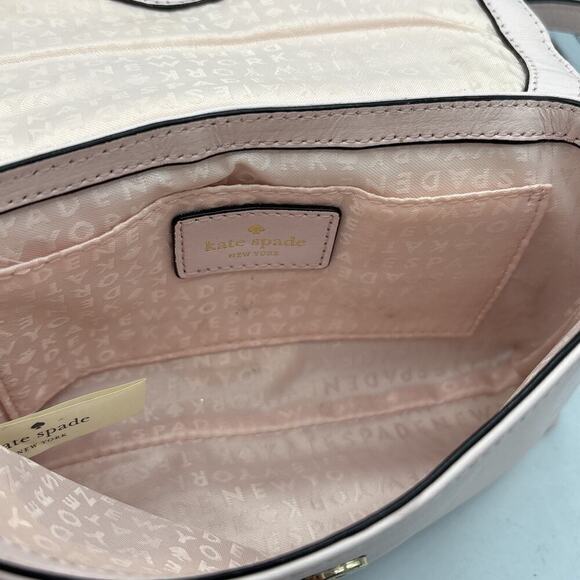 Kate Spade Bag Montrose Avenue Aster Leather Crossbody Purse in Balletslip Pink - Picture 4 of 11